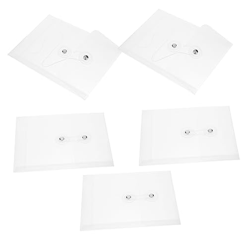 Housoutil 1 Satz Transparent Dokumentenmappe Teiliges Datei Organizer Für Büro Und Schule Und Reißfest Für Unterlagen Belege Karten 5 Stück von Housoutil