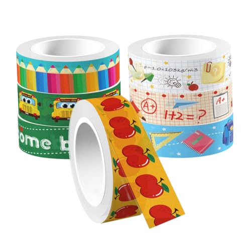 Housoutil 1 Satz Transparentes Rollband Farbig Streifen Handwerk Schrott Dekoration Papierbänder Papierklebebänder Selber Machen Washi -bänder Klebeband Für Scrapbooking Aufkleber 12rollen von Housoutil