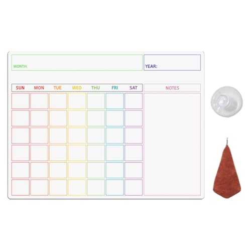 Housoutil 1 Satz Trockenlöschtafel für Kühlschrank magnetisch Radiergummis Bretter Planke notizblock mit magnet dry erase board Magnetkühlschrank an Bord trocken abwischbare Tafeln Stoff Housoutil 1 Satz Trockenlöschtafel für Kühlschrank magnetisch Radiergummis Bretter Planke notizblock mit magnet dry erase board Magnetkühlschrank an Bord trocken abwischbare Tafeln Stoff von Housoutil