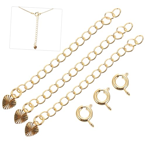 Housoutil 1 Satz Verlängerungsketten Für Armbänder Diy Schmuckaccessoires Für Frauen Zur Anpassung Und Dekoration 3 Stück von Housoutil