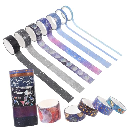 Housoutil 1 Satz Washi Tape Dünne Dekorative Klebebänder Für Scrapbooking Diy Projekte Und Journaling Für Notizbücher Fotoalben Und Mehr 19rollen von Housoutil