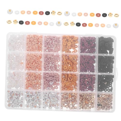 Housoutil 1 Schachtel Bastelset für DIY Bastelperlen Perlen für Freundschaftsarmbänder Polymerperlen Perlen-Anhänger Anhänger für Armbänder Perlenbrief Perlen wickeln Polymer-Ton Housoutil 1 Schachtel Bastelset für DIY Bastelperlen Perlen für Freundschaftsarmbänder Polymerperlen Perlen-Anhänger Anhänger für Armbänder Perlenbrief Perlen wickeln Polymer-Ton von Housoutil