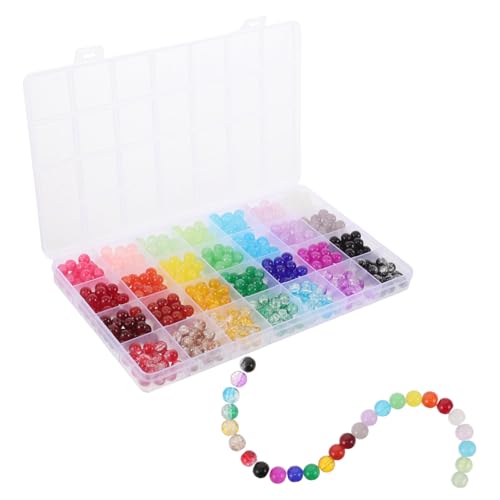 Housoutil 1 Schachtel Glasperlen Bunte und Einfarbige Glasperlen für Armbänder Schmuckherstellung DIY Freundschaftsarmbänder und Halsketten Housoutil 1 Schachtel Glasperlen Bunte und Einfarbige Glasperlen für Armbänder Schmuckherstellung DIY Freundschaftsarmbänder und Halsketten von Housoutil