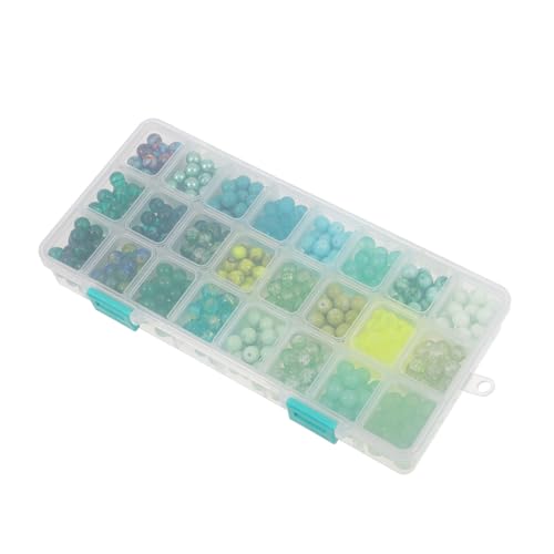 Housoutil 1 Schachtel Glasperlen für Diy Schmuck Farben pro Box Hochwertige und Langlebige Bastelmaterialien für Armbänder für Projekte Housoutil 1 Schachtel Glasperlen für Diy Schmuck Farben pro Box Hochwertige und Langlebige Bastelmaterialien für Armbänder für Projekte von Housoutil