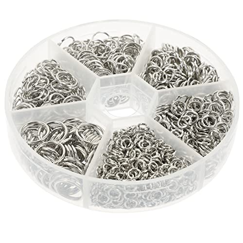 Housoutil 1 Schachtel Ohrring Sprungringe Für Silberne Biegeringe Teilt Schmuck Gold Schlüssel Offener Biegering Selber Machen Offene Ringe Offene Biegeringe Aus Metall Silver Eisen Housoutil 1 Schachtel Ohrring Sprungringe Für Silberne Biegeringe Teilt Schmuck Gold Schlüssel Offener Biegering Selber Machen Offene Ringe Offene Biegeringe Aus Metall Silver Eisen von Housoutil