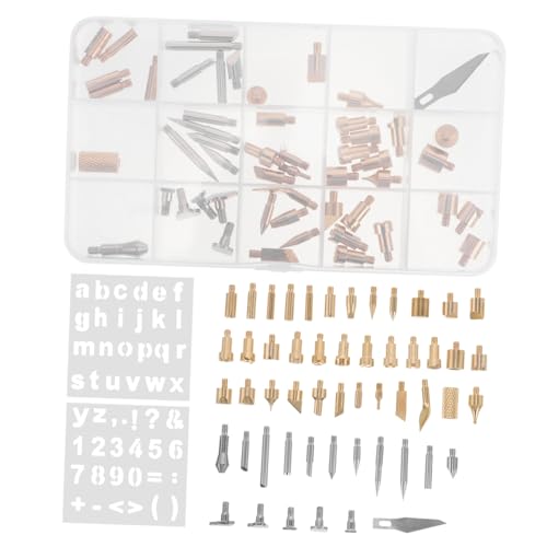 Housoutil 1 Schachtel Pyrographie Stiftspitzen Teiliges Holzbrandwerkzeug Langlebige Brennspitzen für Künstler Einfach zu Verwenden für Details und Komplizierte Designs Housoutil 1 Schachtel Pyrographie Stiftspitzen Teiliges Holzbrandwerkzeug Langlebige Brennspitzen für Künstler Einfach zu Verwenden für Details und Komplizierte Designs von Housoutil