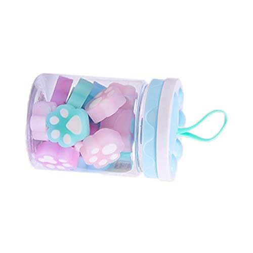 Housoutil 1 Schachtel Radiergummi für Katzen pfoten Cartoon Radiergummis Kindergummis Radiergummis im Katzenpfoten-Design Kindergäuer Schulmaterial für Radiergummi süß Zufällige Farbe von Housoutil