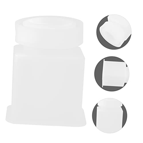 Housoutil 1 Set Aufbewahrungsflaschenform Geometrisches Kit Geformt Für Gieß Organizer DIY Handgefertigte Form Aufbewahrungsbehälterform Silikonformen Weißes Kieselgel von Housoutil