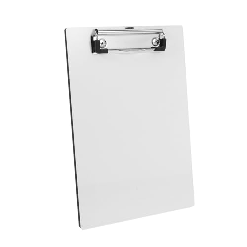 Housoutil 1 Set Gürtel Clip Schreiben Pad Lehrer Zwischenablage Büro Zwischenablage Zeichnung Zwischenablage Bord Weiß von Housoutil