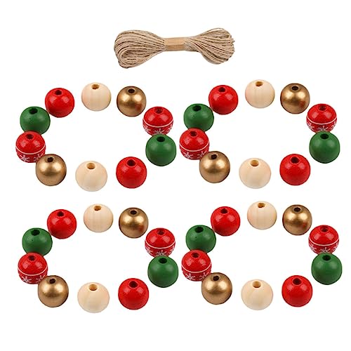 Housoutil 1 Set Hanfseil Holzperlen Weihnachtsgirlande Weihnachtsdekoration DIY Schmuckperlen Lose Perlen Armband DIY Perlen Charms Holzperlen Zum Basteln Basteln Herstellung Von Housoutil 1 Set Hanfseil Holzperlen Weihnachtsgirlande Weihnachtsdekoration DIY Schmuckperlen Lose Perlen Armband DIY Perlen Charms Holzperlen Zum Basteln Basteln Herstellung Von von Housoutil