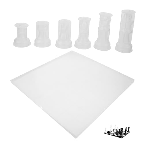Housoutil 1 Set Schachbrett Epoxidformen Schachgussformen Spielform Epoxidformen Schach Weißes Schachbrett Schachherstellungsformen Große Formen Für Schach Wiederverwendbare Housoutil 1 Set Schachbrett Epoxidformen Schachgussformen Spielform Epoxidformen Schach Weißes Schachbrett Schachherstellungsformen Große Formen Für Schach Wiederverwendbare von Housoutil