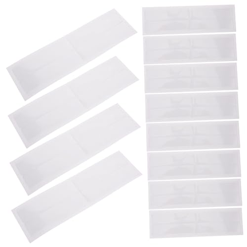 Housoutil 1 Set Selbstklebende Etiketten Transparente Organisationshalter Business Taschen Taschen Durchsichtige Etikettenbeutel Etikettenhüllen Etikettentasche Für Etikettenpapier von Housoutil