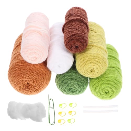 Housoutil 1 Set Weben Topf Material Tasche Indoor Decor Häkeln Kit Garten Pflanzer Hochzeit Buddy Pflanzen Garn von Housoutil