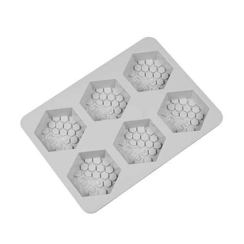 Housoutil 1 Stück Bienenwaben Silikonform Diy Seifenform Langlebige und Kreative Backform für Desserts Eiswürfel und Kuchen Spülmaschinenfest und Einfach zu Reinigen Housoutil 1 Stück Bienenwaben Silikonform Diy Seifenform Langlebige und Kreative Backform für Desserts Eiswürfel und Kuchen Spülmaschinenfest und Einfach zu Reinigen von Housoutil