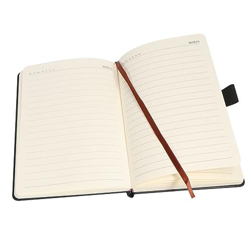 Housoutil 1 Stück Business Notebook PU Retro Notizbuch Dickes Notizbuch für Schule Büro und Zuhause und Stilvolles Design Schwarz Notizen und Kreative Ideen Housoutil 1 Stück Business Notebook PU Retro Notizbuch Dickes Notizbuch für Schule Büro und Zuhause und Stilvolles Design Schwarz Notizen und Kreative Ideen von Housoutil
