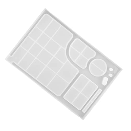 Housoutil 1 Stück Diy Gussform für Makeup Tray Kreative Epoxidharz Form für Schminkplatten für Bastelprojekte und Housoutil 1 Stück Diy Gussform für Makeup Tray Kreative Epoxidharz Form für Schminkplatten für Bastelprojekte und von Housoutil