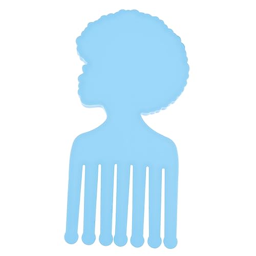 Housoutil 1 Stück Diy Silikonform für Afro Kamm Flexible Transparente Gießform Hochwertigem Silikon für Kreative Bastelprojekte und Dekorationen Einfach zu Bedienen Reinigen von Housoutil