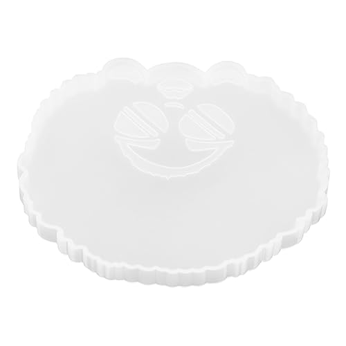 Housoutil 1 Stück Diy Silikonform für Untersetzer und Transparent für Bastelprojekte die Herstellung Individueller Coaster Epoxidharz von Housoutil