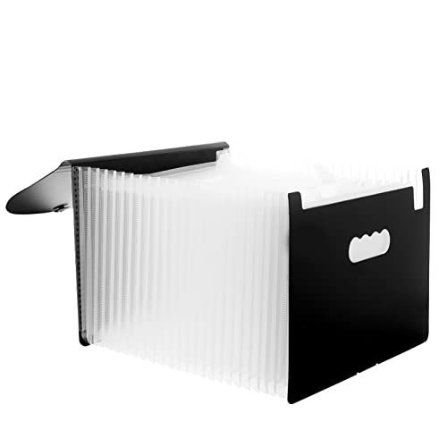 Housoutil 1 Stück Dokumentenmappe mit Deckel Multifunktionaler Schreibtisch Organizer für Rechnungen Belege und Robuste Aufbewahrungslösung für Büro von Housoutil