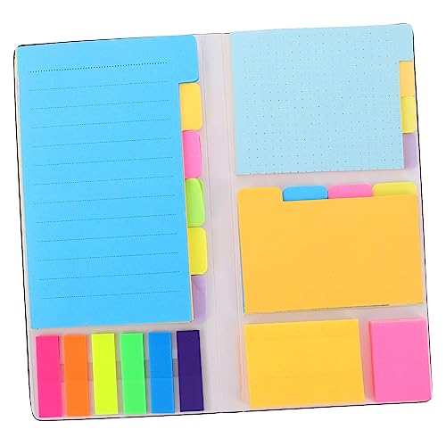 Housoutil 1 Stück Haftnotizen Kreative Selbstklebende Notizzettel Schwarz Praktische Memo Pads für Büro Schule und Planung für Notizen Seitenmarkierungen und Erinnerungen von Housoutil