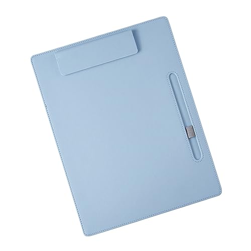 Housoutil 1 Stück Klemmbrett Dokumentenmappe mit Clip Leichtes Schreibgerät für Büro Schule und Zuhause für Notizen und Dokumente Praktische Bürobedarfslösung von Housoutil