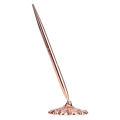 Housoutil 1 Stück Kreativer Kugelschreiber mit Stabilem Metallfuß für Büro und Schule Ergonomisches Design für Einsatz im Einzelhandel und Bildungseinrichtungen Roségold Housoutil 1 Stück Kreativer Kugelschreiber mit Stabilem Metallfuß für Büro und Schule Ergonomisches Design für Einsatz im Einzelhandel und Bildungseinrichtungen Roségold von Housoutil