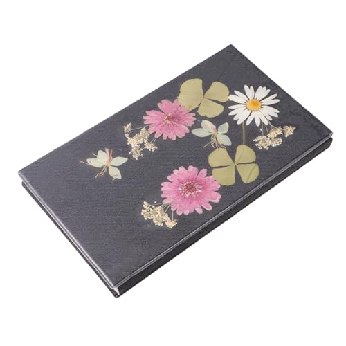 Housoutil 1 Stück Kreatives Notizbuch mit Trockenblumen Design Stilvolles Tagebuch für Zuhause Schule und Büro für Notizen Skizzen und Erinnerungen Schwarz Housoutil 1 Stück Kreatives Notizbuch mit Trockenblumen Design Stilvolles Tagebuch für Zuhause Schule und Büro für Notizen Skizzen und Erinnerungen Schwarz von Housoutil