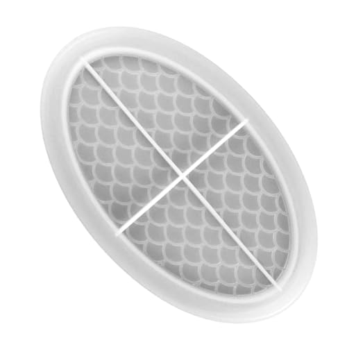 Housoutil 1 Stück Ovaler Silikonformen Gießform für Snacks DIY Tablett für Desserts Leicht und Kompakt zum Servieren und Kreativen Basteln Geschenkidee für Familie von Housoutil