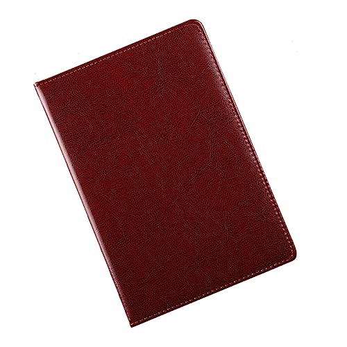 Housoutil 1 Stück Retro Notizbuch aus PU Stilvolles Notizbuch für Büro Schule und Alltag Braun Leicht Tragbar für Notizen und Kreative Ideen von Housoutil