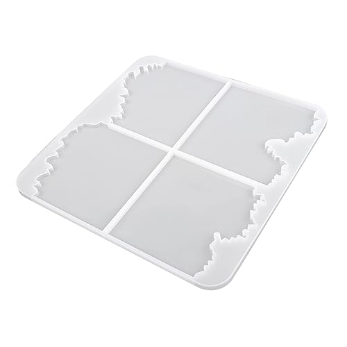 Housoutil 1 Stück Unregelmäßige Silikonform für Diy Kristall Epoxidharz Dekorationsform Tassenmatte und Untersetzer für Zuhause Viergrids Design Housoutil 1 Stück Unregelmäßige Silikonform für Diy Kristall Epoxidharz Dekorationsform Tassenmatte und Untersetzer für Zuhause Viergrids Design von Housoutil