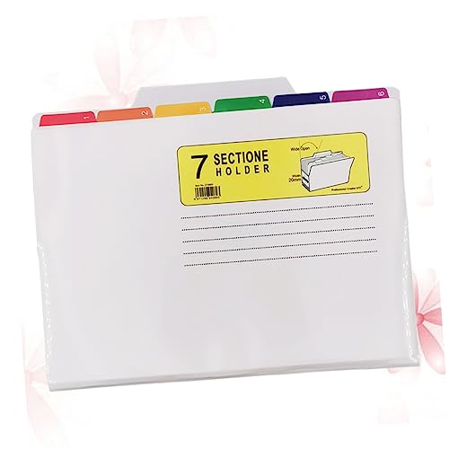 Housoutil 1 Stück Wasserdichter Dokumentenorganizer PP Aktenordner mit Fächern für Papiere Belege und Dokumente für Büroorganisation und Aufbewahrung Housoutil 1 Stück Wasserdichter Dokumentenorganizer PP Aktenordner mit Fächern für Papiere Belege und Dokumente für Büroorganisation und Aufbewahrung von Housoutil