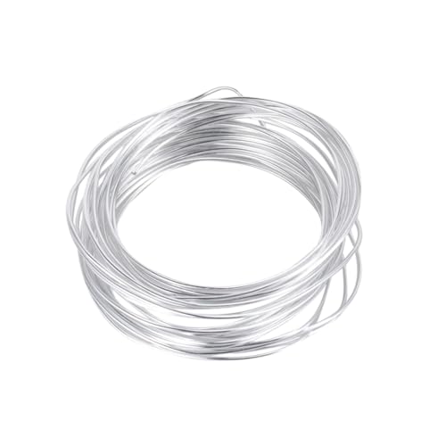 Housoutil 1 Stück Weicher Aluminiumdraht Zum Basteln Für Puppenhalterung Eisendraht Form Skelettrahmen Zubehör Flexibler Aluminiumdraht Silberfarben Housoutil 1 Stück Weicher Aluminiumdraht Zum Basteln Für Puppenhalterung Eisendraht Form Skelettrahmen Zubehör Flexibler Aluminiumdraht Silberfarben von Housoutil