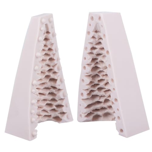 Housoutil 1 Stück Weihnachtsbaumform Weihnachtshandwerk Kerzenfarbe Dekorationen Kerzenformen weihnachtsgeschenke weihnachtspräsente silikonformen airfryer Formen für Kerzen Kieselgel von Housoutil