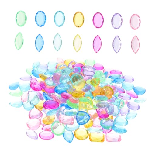 Housoutil 1 simulierte Edelsteine ​​für Vasen büro dekoration office decoration partydeko einschulung Strasssteine Diamanten zur Dekoration Diamantornamente Edelsteine ​​zum Basteln Harz von Housoutil