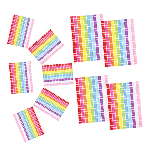 Housoutil 10 Blatt Codierungsetikettenaufkleber entfernbare Etiketten die Büroaufkleber farbig schulmaterial Lagerkennzeichnung kleine Markierungsaufkleber Aufkleber Beschriftungen Qualität Housoutil 10 Blatt Codierungsetikettenaufkleber entfernbare Etiketten die Büroaufkleber farbig schulmaterial Lagerkennzeichnung kleine Markierungsaufkleber Aufkleber Beschriftungen Qualität von Housoutil