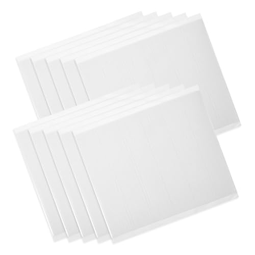 Housoutil 10 Blatt Doppelseitige Klebefolienstreifen Breit Vielseitige Klebebänder für Bastelarbeiten Büro und Schule von Housoutil
