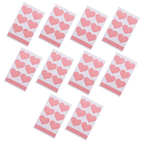 Housoutil 10 Blatt Embossed Bronzing Sticker Selbstklebende Stilvolle Papieraufkleber für Diy Bastelprojekte Einladungen und Dekorationen von Housoutil