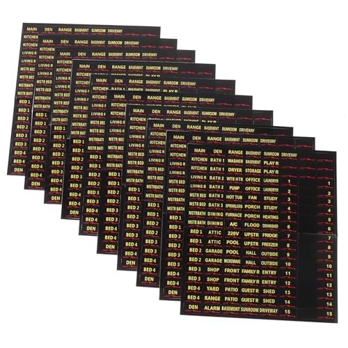 Housoutil 10 Blatt Etikett Für Den Schaltkasten Kabel Coole Gadgets W-lan Breaker Etikettenaufkleber Für Leistungsschalterfelder Punkt Klebeetiketten Etiketten Für Leistungsschalter Papier Housoutil 10 Blatt Etikett Für Den Schaltkasten Kabel Coole Gadgets W-lan Breaker Etikettenaufkleber Für Leistungsschalterfelder Punkt Klebeetiketten Etiketten Für Leistungsschalter Papier von Housoutil