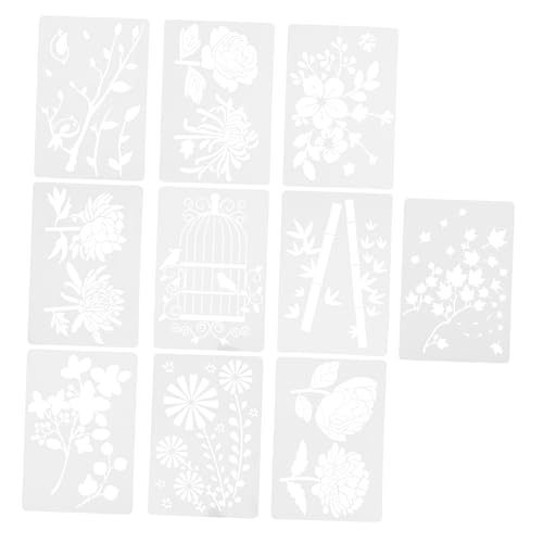 Housoutil 10 Blatt Malvorlagen Wasserdichte Schablonen für Diy Projekte Langlebig und Wiederverwendbar für Erwachsene Gestaltung von Wandkunst und Mehr Housoutil 10 Blatt Malvorlagen Wasserdichte Schablonen für Diy Projekte Langlebig und Wiederverwendbar für Erwachsene Gestaltung von Wandkunst und Mehr von Housoutil