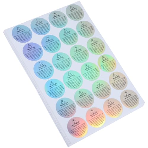 Housoutil 10 Blatt Warnschutzaufkleber für Kerzen, selbstklebende Wachsschmelzetiketten für selbstgemachte Kerzen, Text, leichtes Design, unverzichtbar und für den Heimgebrauch von Housoutil