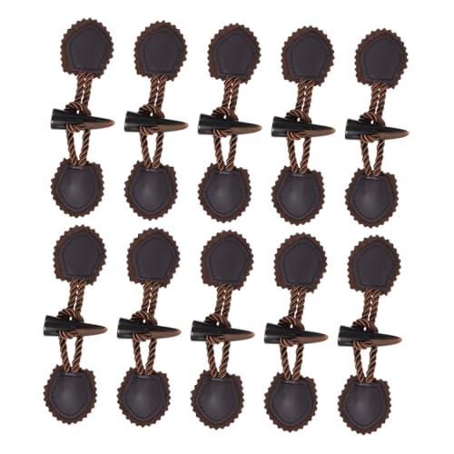 Housoutil 10 Paare Resin Horn Toggle Knöpfe für Wintermäntel Vintage Verschlussknöpfe Robustes Nähzubehör für Overcoats Vielseitige Ersatzknöpfe für Bekleidung und DIY Projekte Tiefbraun Housoutil 10 Paare Resin Horn Toggle Knöpfe für Wintermäntel Vintage Verschlussknöpfe Robustes Nähzubehör für Overcoats Vielseitige Ersatzknöpfe für Bekleidung und DIY Projekte Tiefbraun von Housoutil