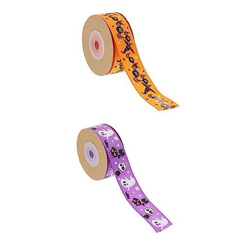 Housoutil 10 Rollen Halloween Dekoband Kürbis Diy Bastelband Geschenkverpackung Kranz Schleifenband für Party Dekoration Housoutil 10 Rollen Halloween Dekoband Kürbis Diy Bastelband Geschenkverpackung Kranz Schleifenband für Party Dekoration von Housoutil