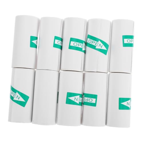 Housoutil 10 Rollen -druckpapier Papier Für Thermodrucker Thermal -quittungspapier Instant-druckerpapier Selbstklebende Aufkleber -aufkleberpapier Mini-papier Weiß Thermopapier Housoutil 10 Rollen -druckpapier Papier Für Thermodrucker Thermal -quittungspapier Instant-druckerpapier Selbstklebende Aufkleber -aufkleberpapier Mini-papier Weiß Thermopapier von Housoutil