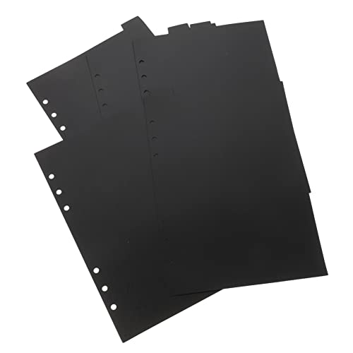 Housoutil 10 Stck. Ringbuch Trennblätter mit Schwarzen Oberen Tabs Langlebige PP Fächermappe Leicht Einsetzbar Individuell Beschriftbar für Schule Büro und Zuhause Organisieren Housoutil 10 Stck. Ringbuch Trennblätter mit Schwarzen Oberen Tabs Langlebige PP Fächermappe Leicht Einsetzbar Individuell Beschriftbar für Schule Büro und Zuhause Organisieren von Housoutil