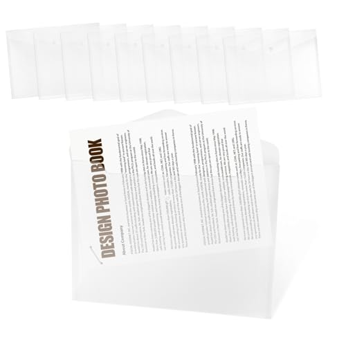 Housoutil 10 Stück Aktenhalter Durchsichtige Aktentaschen Plastikumschläge Für Dokumente Dateiordner Plastikumschlag Organisator Für Papierakten Dokumententaschen Klare Ordner Transparent Pp Housoutil 10 Stück Aktenhalter Durchsichtige Aktentaschen Plastikumschläge Für Dokumente Dateiordner Plastikumschlag Organisator Für Papierakten Dokumententaschen Klare Ordner Transparent Pp von Housoutil