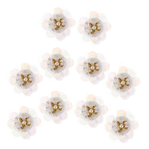 Housoutil 10 Stück Applikationen Teiliges an Beading Patches zum Aufnähen für Jeans Taschen und Kleidung für Diy Dekorationen und Reparaturen von Housoutil