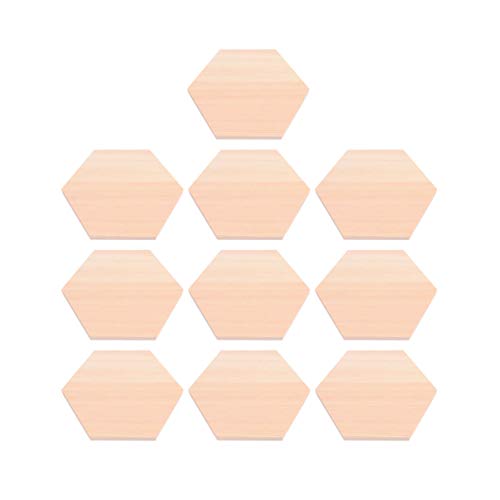 Housoutil 10 Stück Bastelbrett Aus Holz Hartholz Für Herstellung Block Kiefernbretter Planke Protokoll Bastelformen Sechseckig Auflistung Bambus Housoutil 10 Stück Bastelbrett Aus Holz Hartholz Für Herstellung Block Kiefernbretter Planke Protokoll Bastelformen Sechseckig Auflistung Bambus von Housoutil