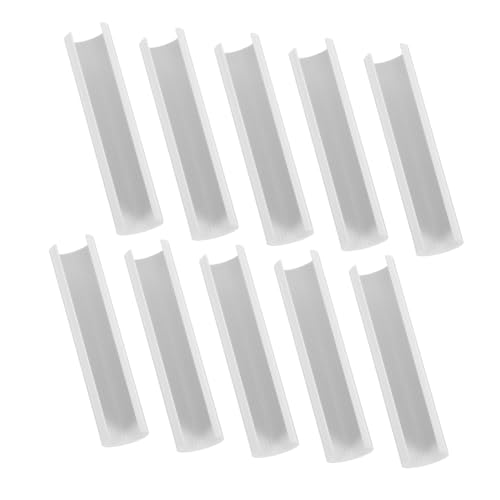 Housoutil 10 Stück Befestigungsschnallen für den Stickrahmen quadratischer Stickrahmen Clips Nähen stickerpappier embroidery PVC-Schnalle zur Befestigung Stickrahmen robuste Schnalle Weiß von Housoutil