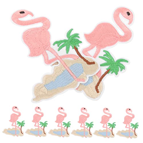 Housoutil 10 Stück Bestickte Flamingo Aufnäher Applikationen für Kleidung Hüte Taschen Diy Bastelprojekte Lebendige Farben für Reparatur und Verzierung Housoutil 10 Stück Bestickte Flamingo Aufnäher Applikationen für Kleidung Hüte Taschen Diy Bastelprojekte Lebendige Farben für Reparatur und Verzierung von Housoutil