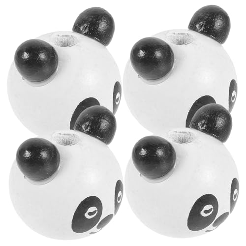 Housoutil 10 Stück Bunte Holzperlen Tierkopf Perlen für DIY Schmuck Basteln Panda Stil Kreative Bastelzubehör für Armbänder und Dekoration Housoutil 10 Stück Bunte Holzperlen Tierkopf Perlen für DIY Schmuck Basteln Panda Stil Kreative Bastelzubehör für Armbänder und Dekoration von Housoutil